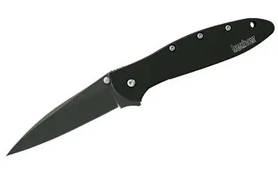 Kershaw Ken Onion Leek Pln Matte Blk