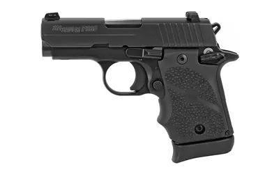 Sig P938 9mm 3" 7rd Blk Rbr Ns