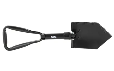 Sog Xl Entrenching Tool Blk W/sheath