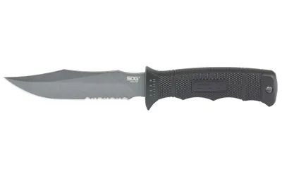 Sog Seal Pup Blck 4.75" Nylon W/sth