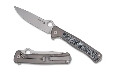 Spyderco Slym Stonewash Ti 3.42" Gry