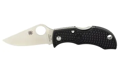 Spyderco Manbug Black Frn Plain