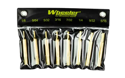 Wheeler Brass Punch Set 8 Piece